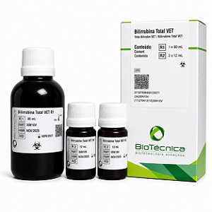 Bilirrubina Total Veterinária Biotécnica 1x104mL – Método DCA