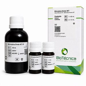 Bilirrubina Direta Veterinária Biotécnica 1x104mL – Método DCA