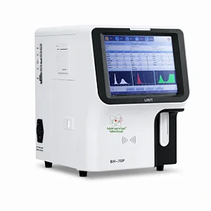 Analisador Hematológico URIT BH-70 3 Partes 72 Testes/Hora Touchscreen