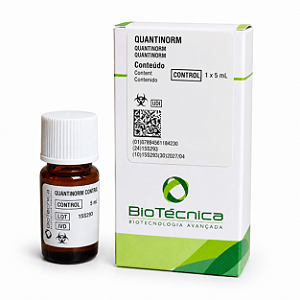 Soro Controle Bioquímico Quantinorm Biotécnica 1x5mL
