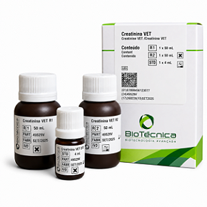 Creatinina Veterinária Biotécnica 2x50mL Método Picrato