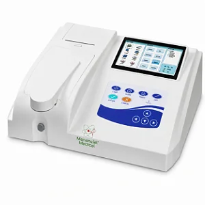 Analisador Bioquímico Semiautomático MaxBio 300 Sistema Aberto Touch Screen