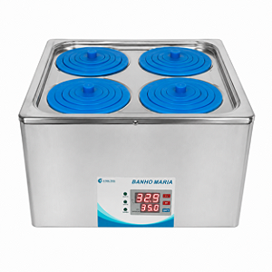 Banho Maria Digital 12 Litros 4 Bocas Inox 304 Global Trade 220V