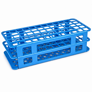 Estante para Tubos 60 Lugares 16-17mm Polipropileno Azul Autoclavável