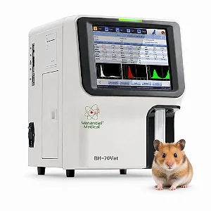 Analisador Hematológico Veterinário URIT BH-70 Vet 3 Partes 72 Testes/Hora