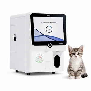 Analisador de Urinálise 2 em 1 URIT US-500 Vet – Química e Sedimento com IA