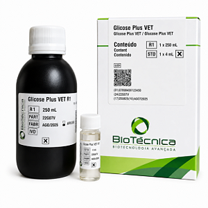 Glicose Plus Veterinária Biotécnica 250mL – Método Enzimático GOD
