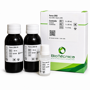 Ferro CRX Biotécnica 2x50mL Cromazurol (Temperatura Ambiente)