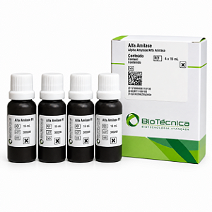 Alfa Amilase Biotécnica 4x15mL Método Cinético (Pronto para Uso)
