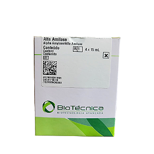 Kit Alfa Amilase Biotécnica 4x15mL - Método Cinético