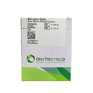 Kit Bilirrubina Direta Biotécnica 1x104mL - Método DCA