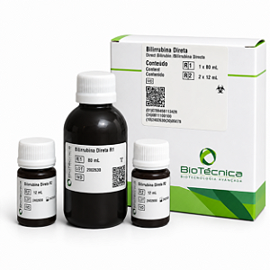 Bilirrubina Direta Biotécnica 1x104mL Método DCA (Pronto para Uso)