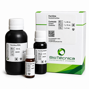 Ferritina Biotécnica 50mL Imunoturbidimétrico (Inclui Calibrador)