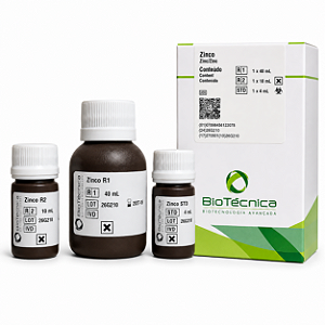 Zinco Biotécnica 50mL Método Colorimétrico (Alta Estabilidade Onboard)