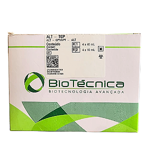 ALT - TGP Biotécnica 4x50mL Método Cinético UV (Alta Estabilidade)