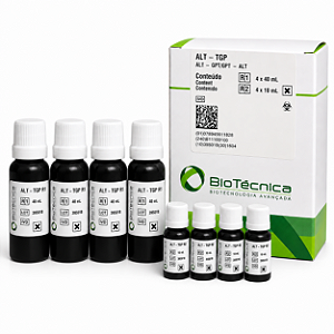 ALT - TGP Biotécnica 4x50mL Método Cinético UV (Alta Estabilidade)