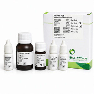 Amônia Plus Biotécnica 1x60mL Enzimático (Inclui Controles e Calibrador)
