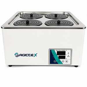 Banho Maria Digital 12 Litros 4 Bocas Agittex 220V mod. AXBMD-12