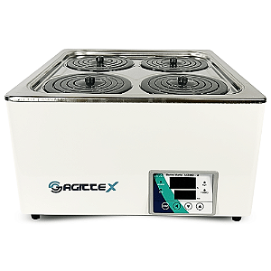 Banho Maria Digital 12 Litros 4 Bocas Agittex 220V mod. AXBMD-12