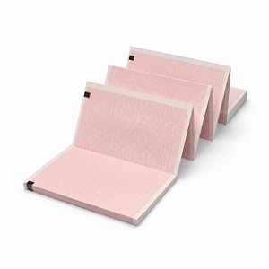 Papel ECG para Mindray BeneHeart R12 e Edan SE-1200 – 210x297mm A4 Bloco Z 150 Folhas