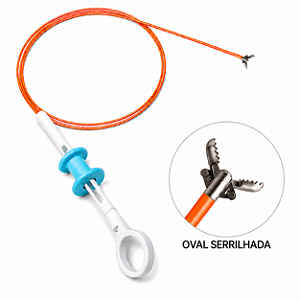 Pinça de Biópsia Descartável Revestida Micro Serrilhada 2.3mm x 230cm