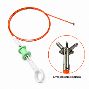 Pinça de Biópsia Descartável Revestida Rotativa 360° Com Espícula 2.3mm x 200cm