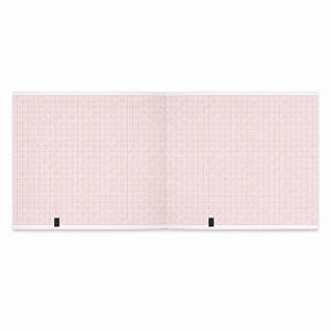 Papel para ECG 108mm x 140mm x 200 Folhas TITS para Mortara Eli 150