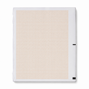 Papel para ECG 216mm x 280mm x 100 Folhas TITS para Dixtal EP-3