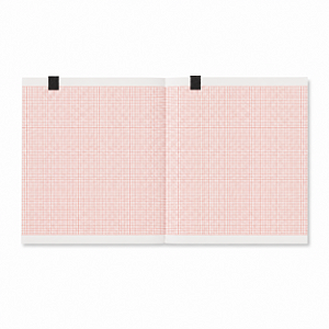 Papel para ECG 80mm x 70mm x 300 Folhas TITS para Schiller Cardiovit AT-101