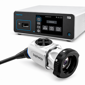 Sistema de Videocirurgia 3-Chip 4K com Endoscópio Rígido, Fonte LED e Insuflador