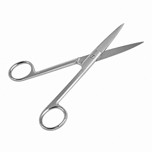 Tesoura Cirúrgica Fina/Fina Reta 15cm Edlo em Aço Inox
