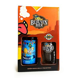 Kit Cerveja Munich Helles / 1 Garrafa 500 ml + 1 Taça de Vidro