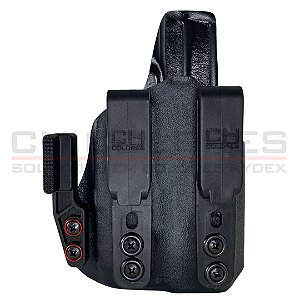 COLDRE KYDEX IWB DOUBLE OVERHOOK - INTERNO – SIG SAUER M18 | LANTERNA (OLIGHT MODELOS BALDR)