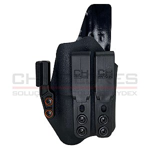 COLDRE KYDEX IWB DOUBLE OVERHOOK - SIG SAUER P320 FULL | LANTERNA (OLIGHT MODELOS PL)