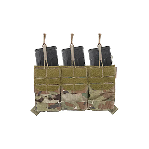 PORTA CARREGADOR TRIPLO 556 - AG3 PLACARD 556 TRIPLE MAG POUCH - COR MULTICAM ORIGINAL - AGILITE
