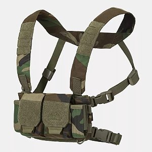 CHEST RIG - COMPETITION MULTIGUN RIG - US WOODLAND - HELIKON TEX