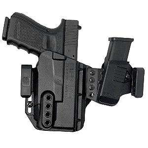 COLDRE INTERNO SIDECAR - LINKED IWB 3.0 - GLOCK G19 / G23 / G25 / G45 / G32 C/LANTERNA TLR-7A - BRAVO CONCEALMENT