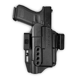 COLDRE INTERNO - IWB 3.0 - GLOCK G19 / G23 / G25 / G45 / G17 / G22 C/LANTERNA X300 - BRAVO CONCEALMENT