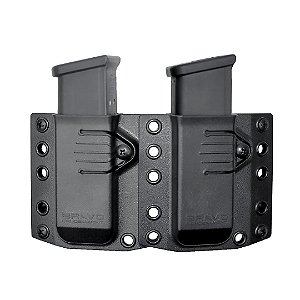 PORTA CARREGADOR DUPLO UNIVERSAL - 3.0 MAGAZINE POUCH - BRAVO