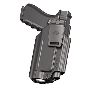 COLDRE HÍBRIDO - EVOXL ORPAZ - GLOCK G19 G19x G23 G25 G45 | LANTERNA ROBUSTA