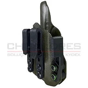 COLDRE KYDEX IWB DOUBLE OVERHOOK - INTERNO – G3C | LANTERNA TRUSTFIRE GM23