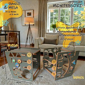 Cubo de Aprendizagem 33 em 1 - Montessori, Waldorf, Pikler - PAMPA