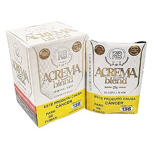 TABACO ACREMA BLEND DISPLAY COM 5 UNIDADES DE 20 GRAMAS