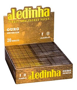 SEDA ALEDINHA OURO PEQUENA CAIXA COM 20 UNIDADES