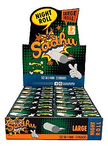 SEDA SADHU DE ROLO BRANCA  - DISPLAY COM 12 LIVRETOS DE 5 METROS