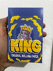 SEDA KING PAPER BRANCA  PEQUENA  EMBALAGEM NOVA CAIXA COM 25