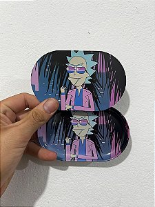 BANDEJA PEQUENA METAL COM TAMPA DE IMÃ MODELO RICK