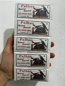 PALHA DE MILHO JOÃO DE BARRO PACOTE COM 50 LIVRETOS DE 10 PALHAS