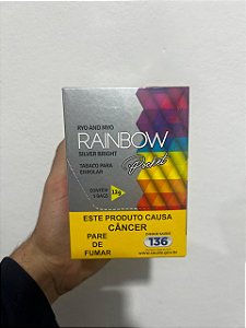 TABACO RAINBOW SILVER BRIGHT 12G DISPLAY COM 5 UNIDADES