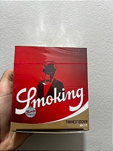 Seda Smoking Brown Thinnest King Size Display com 50